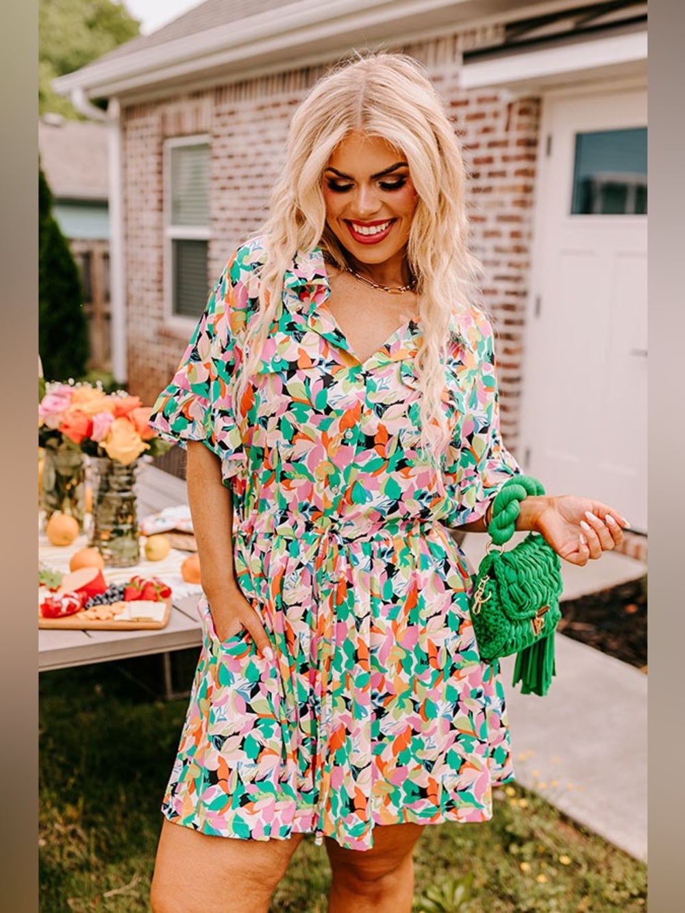 She+Sky Floral Romper
